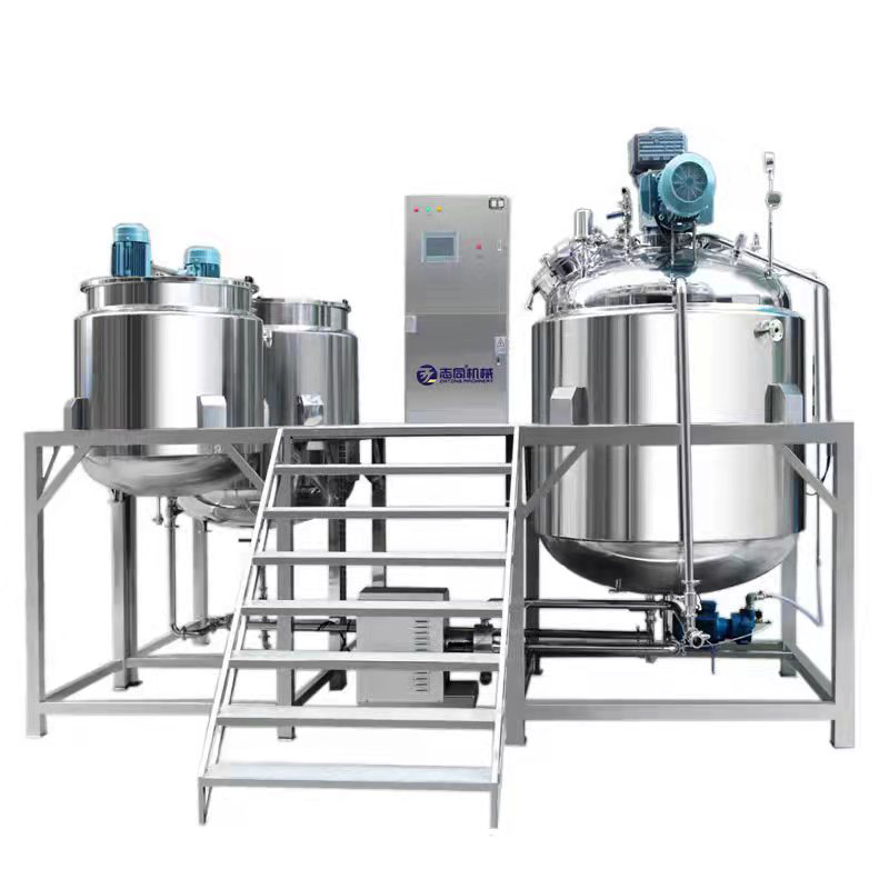 Dubbele Homogenisator Vacuum Emulsifying Mixer Machine