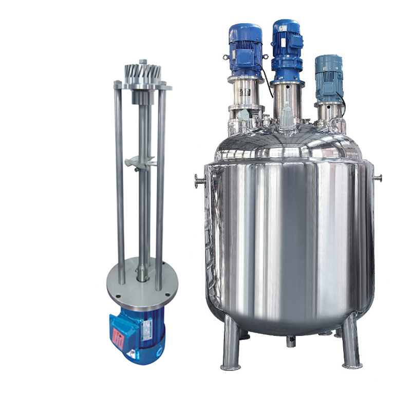 mixing tanks stainless steel jacketed mixing tank with agitator