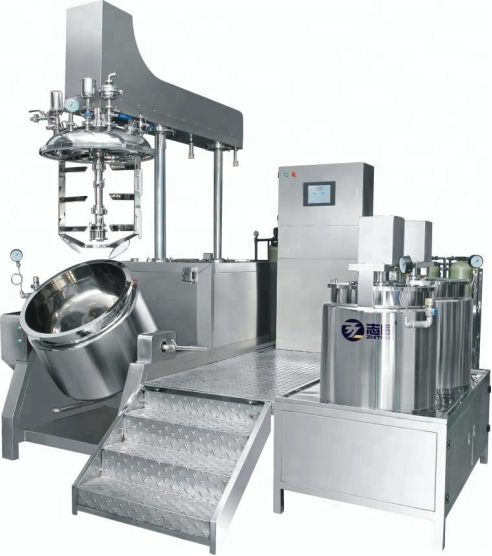 What is the use of vacuum emulsifier in social production?