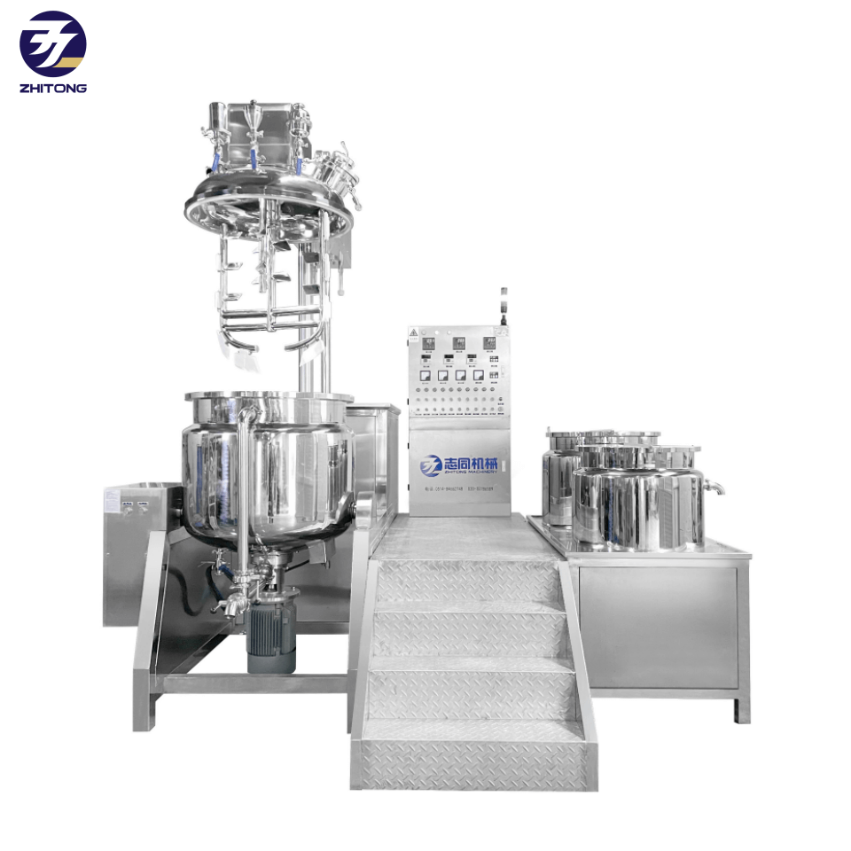 vacuum internal and external circulation homogenizer mixing machine